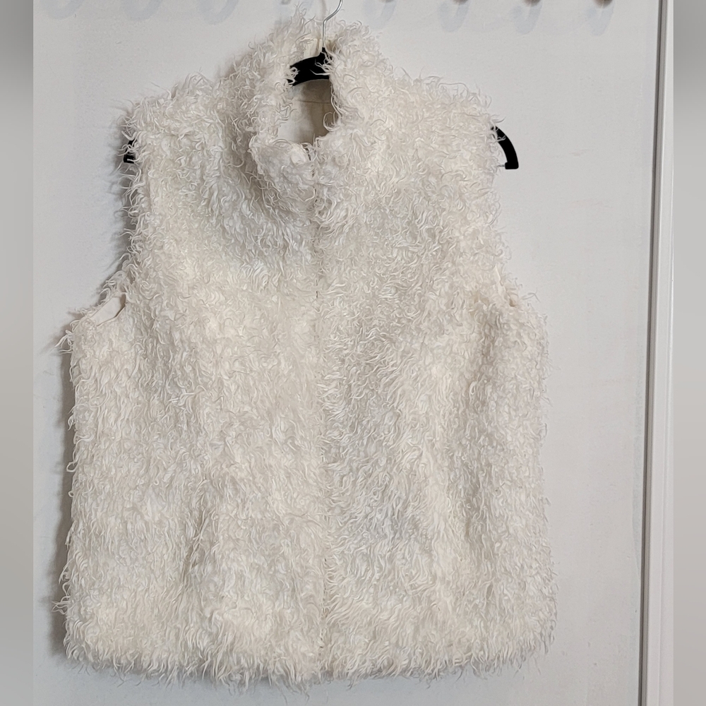 Incognita White Reversible Vest Size Medium - Women